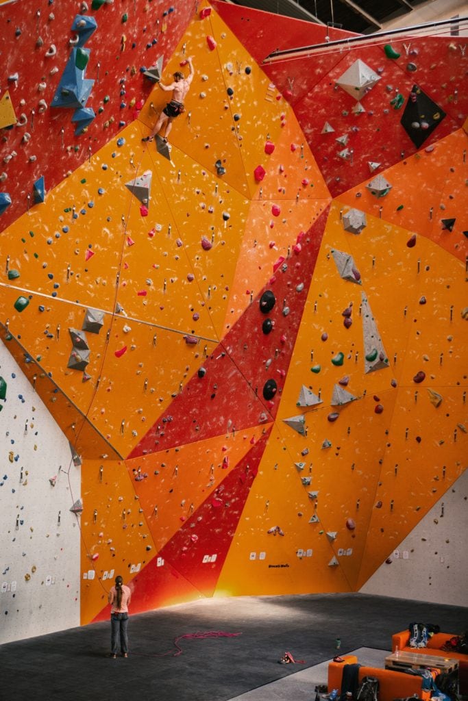 rock climbing